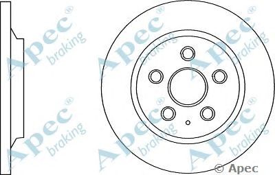 APEC BRAKING dsk3010 -  Тормозной диск